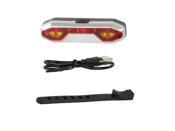 Ισχυρό πίσω LED φως ποδηλάτου με φόρτιση USB