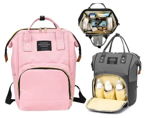 Απαραίτητη για ταξιδια Τσάντα Μαμάς-Μωρού μπλε