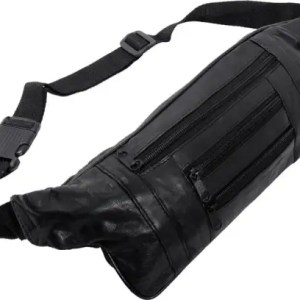 Δερμάτινη Τσάντα Μέσης από Απαλό Δέρμα Αρνιού Νάπα