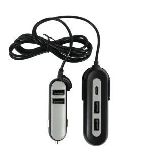 Φορτιστής αυτοκινήτου 5x USB/USB-C 150 cm