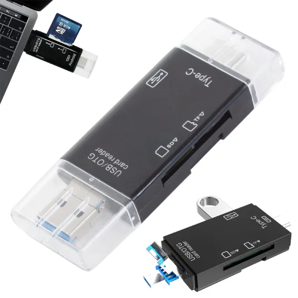 Αναγνώστης καρτών SD microsd tf usb usb-c micro usb otg