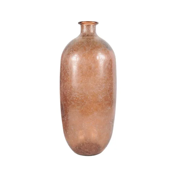 Βάζο ανακυκλωμένο γυάλινο καφέ 45 cm