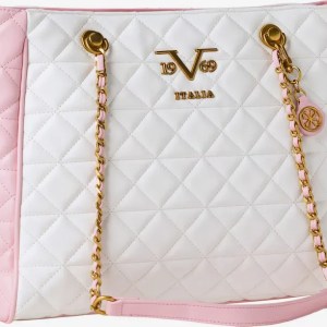 Τσάντα Χειρός Μεγάλη19V69 ITALIA Shopper 'LOU' in Beige Rose