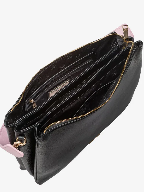 19V69 ITALIA Τσάντα Χιαστί 'Kimberley' Μαύρη