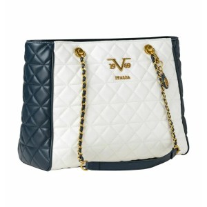Τσάντα Χειρός Shopper 19V69 ITALIA 'LOU' cream blue