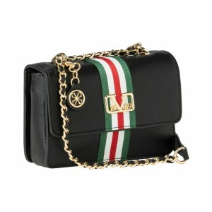 Τσάντα Χειρός Χιαστί 19V69 Italia - black