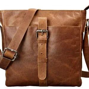 Τσάντα ώμου casual - Buffalo Oil Pull-Up Vintage δέρμα