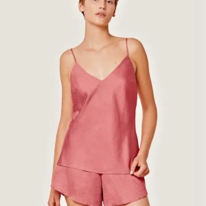 Πιτζάμα Silky Sensuality σετ Ροζ Relaxed Fit