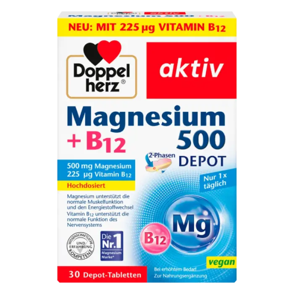 Doppelherz Magnesium 500 2-Phase | 30 Δισκία