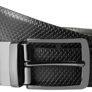 Ζώνη Leonardo Verrelli από γνήσιο δέρμα διπλής όψης