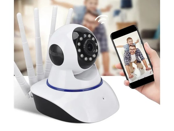 Έξυπνη Περιστρεφόμενη Κάμερα Wi-Fi με Ανίχνευση Κίνησης & Ήχο