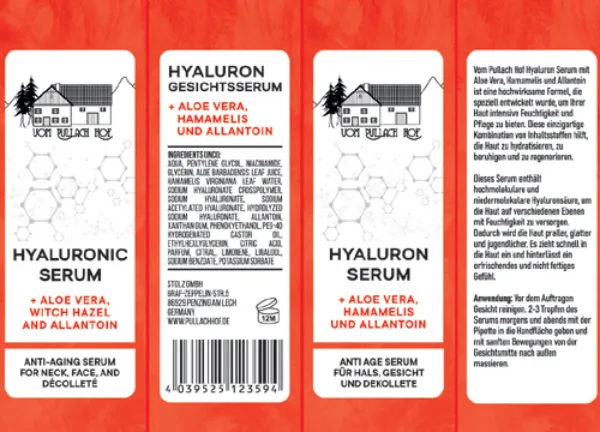 Ορός Υαλουρονικού Οξέος 30ml - Pullach Hof