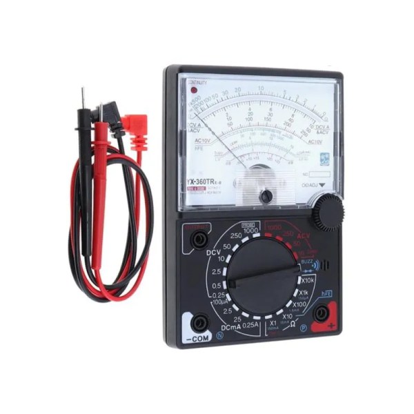 Sanwa YX 360TR Αναλογικό πολύμετρο με βελόνα Μαύρο Multitester