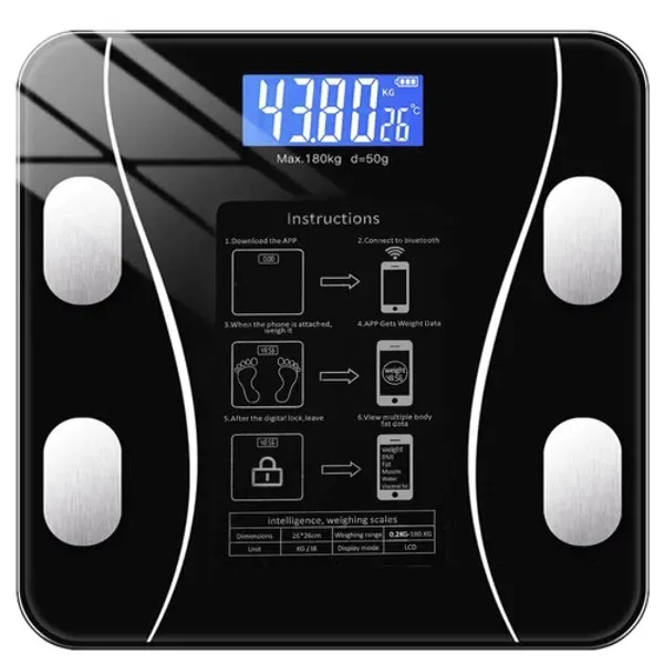 Έξυπνη ζυγαριά μπάνιου 180 KG - Image 1