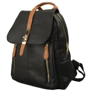 Σακίδιο  πλάτης dariya® με  πτερύγιο ,μαύρη - Image 2