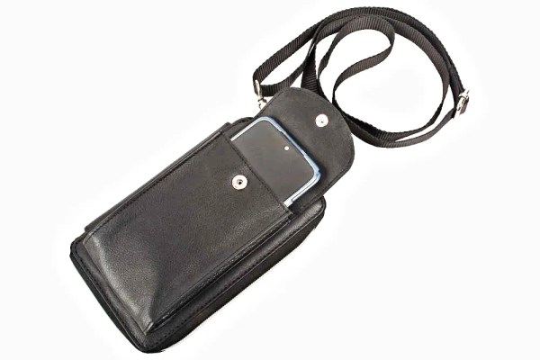 Τσάντα ώμου smartphone με 6 υποδοχές για κάρτες