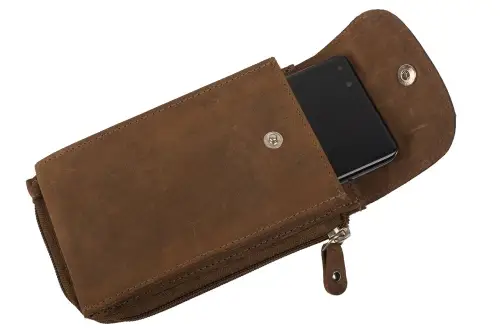 Τσάντα ώμου smartphone Hunter δέρμα - Image 3