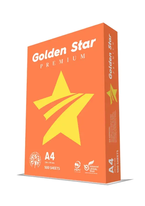 Αντιγραφικό Χαρτί Golden Star Premium A4 5 x 500 Φυλλα