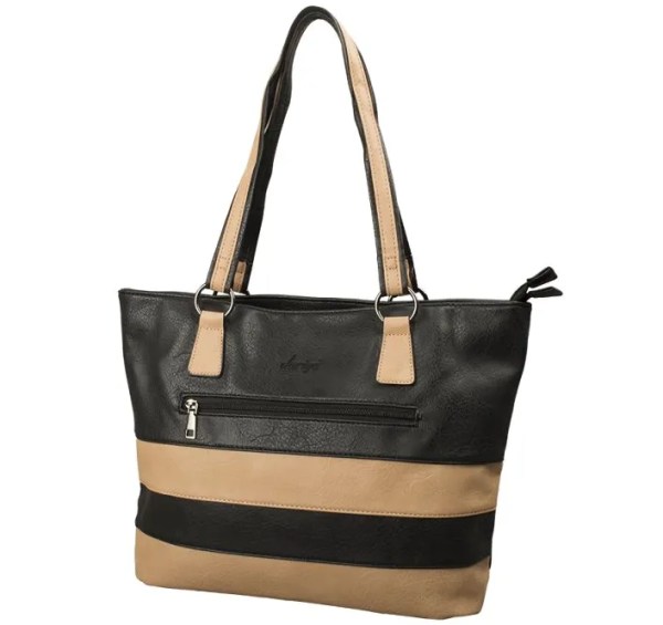 Τσάντα Χειρός shopper/tote dariya® με ρίγες - Image 1