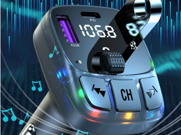 FM Transmitter MP3 & Hands-Free | Bluetooth 5.3 🚗🎶 - Image 3