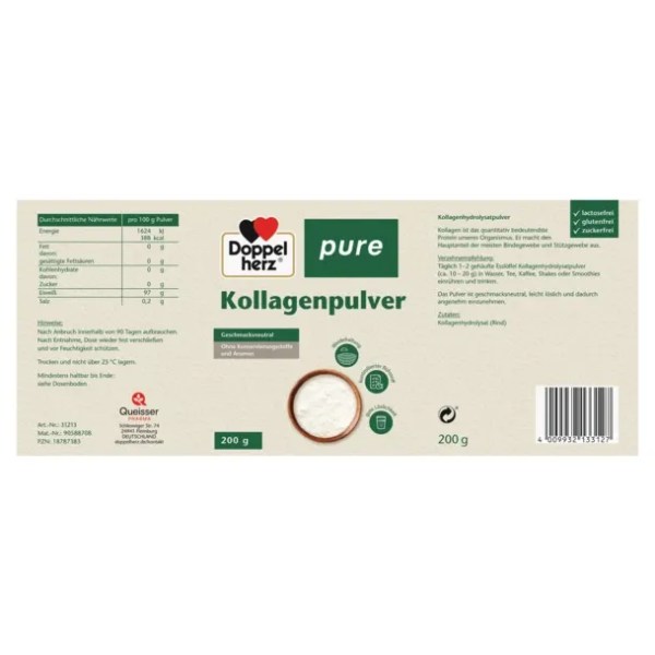 Doppelherz pure Κολλαγόνο σε Σκόνη 200gr - Image 2