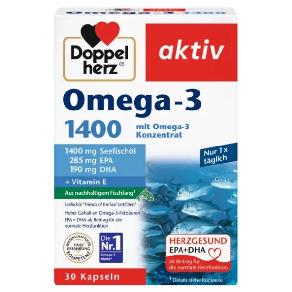 Doppelherz Omega-3 1400 | 30 Κάψουλες