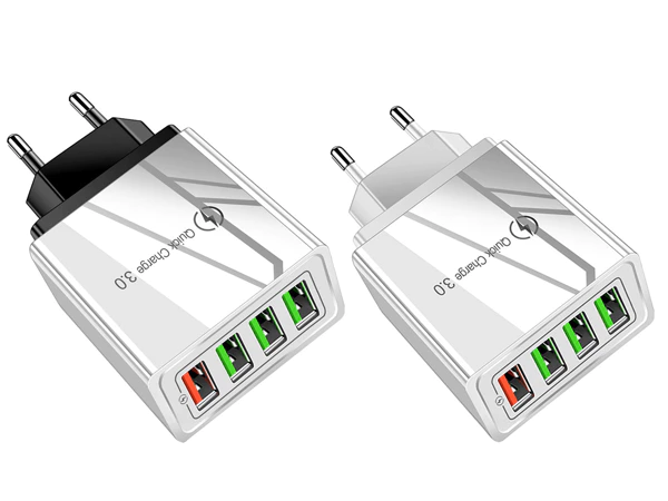 Γρήγορος φορτιστής τοίχου 4xUSB - Image 2