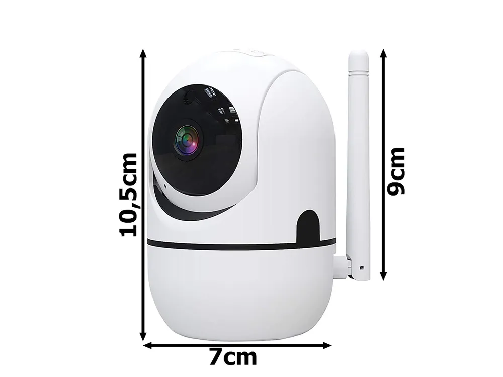 IP κάμερα wifi  ηλεκτρονική περιστρεφόμενη hd - Image 4