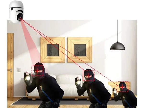 IP κάμερα wifi  ηλεκτρονική περιστρεφόμενη hd - Image 8