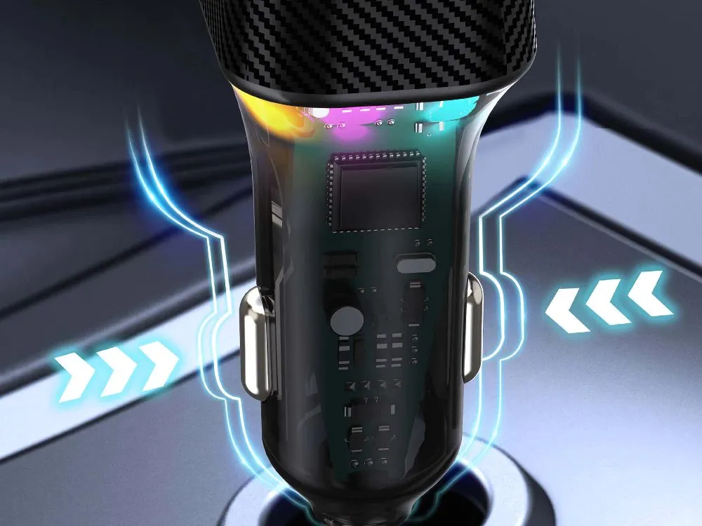 Γρήγορος φορτιστής αυτοκινήτου USB C 30Wκαι USB A 15W - Image 5