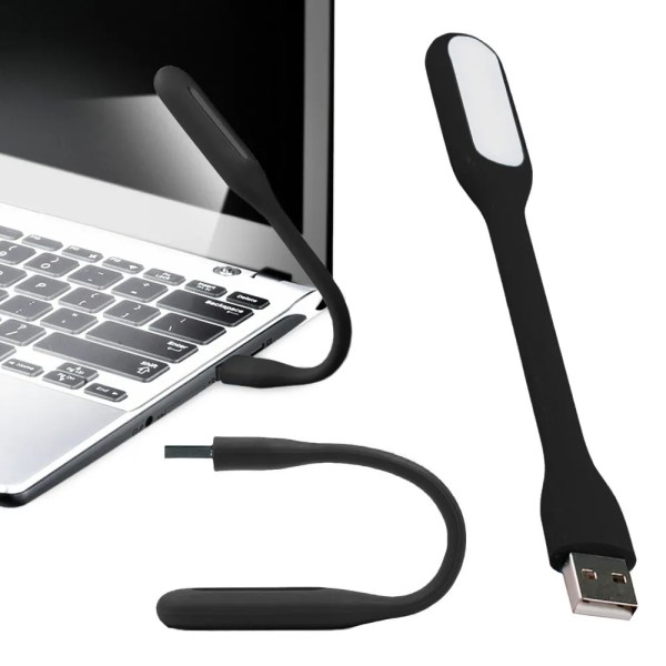 Εύκαμπτη λάμπα σιλικόνης USB με 6 LED, ισχυρή