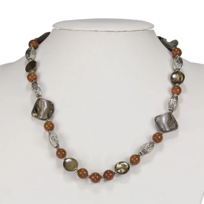 EHAWA Κολιέ Atlanta Goldstone 45cm - Image 1